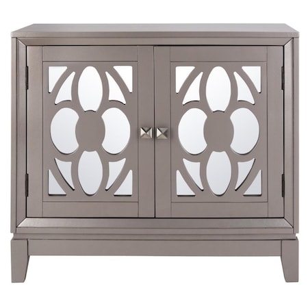 Safavieh Shannon 2 Door Chest - Champagne & Mirror CHS9203D